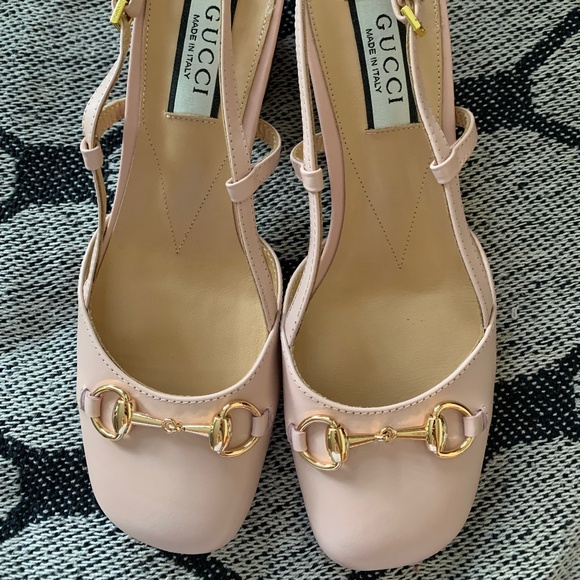 Gucci Horsebit Slingback Pumps - Picture 1 of 5